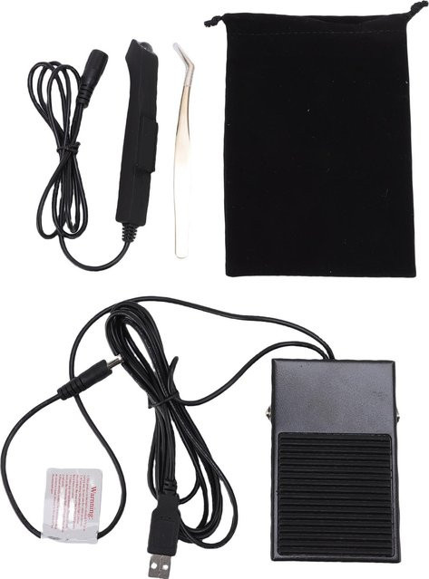 Wimpernlampe mit Fußpedal, 5W, 395-400nm, Aluminiumlegierung, Black - Bild 1