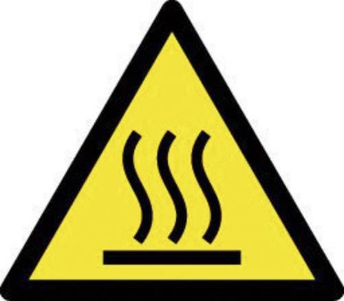 FLEXIMARK Warnschild Warnung vor heißer Oberfläche in Gelb - Bild 1