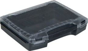 Sortimentskasten BS SYSTEMS i-BOXX 72 mit transparenten Fächern, Schwarz, B: 36,7 cm, H: 7,2 cm, T: 31,6 cm - Bild 1