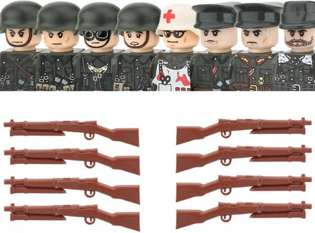 Yiran toy Militär Armee Soldaten Figuren Bausteine WW2 Zombie Infanterie - Bild 1
