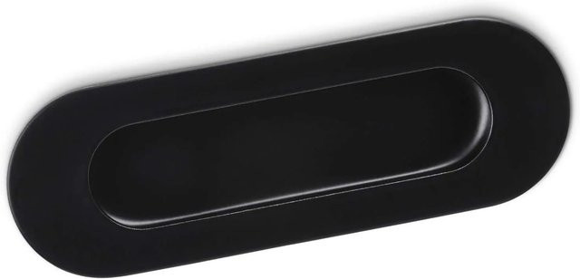 SO-TECH Einlassgriff EL-09 aus Edelstahl in Schwarz Matt, B: 12,0 cm, T: 4,1 cm, H: 1,45 cm - Bild 1