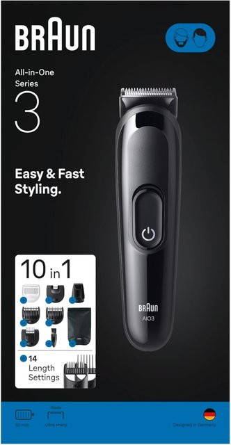Braun Series 3 All-In-One Style Kit für Herren, Schwarz - Bild 1