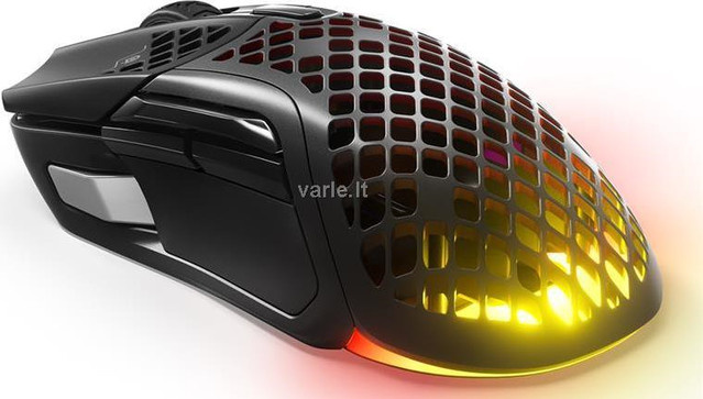 SteelSeries Aerox 5 Wireless Gaming-Maus, Kabellos mit Bluetooth, Schwarz, 18000 dpi, 9 Tasten - Bild 1