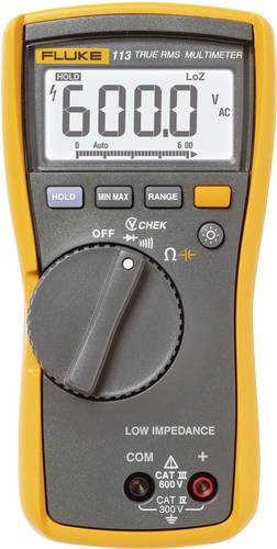 Fluke 113 Digitales Hand-Multimeter LoZ CAT III 600V in Gelb mit 6000 Counts - Bild 1