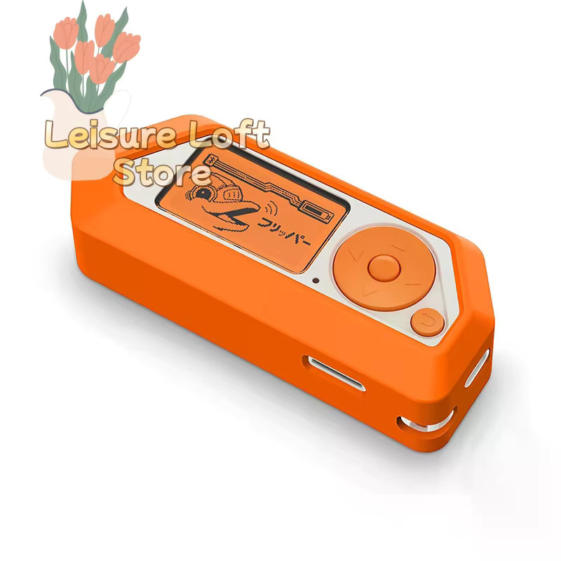 Rutschfeste Silikonhülle für Flipper Zero in Orange mit Präzisionsausschnitten - Bild 2