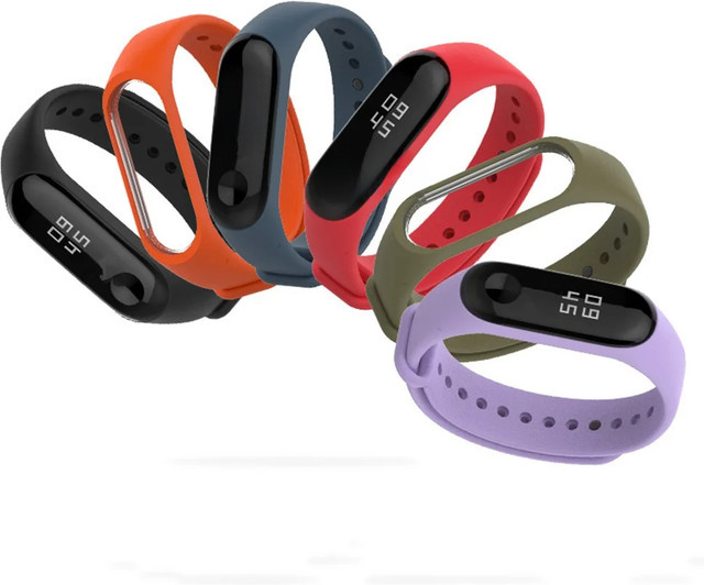 Xiaomi Uhrenarmband Silikon, pink, multicolour, Unisex - Bild 1