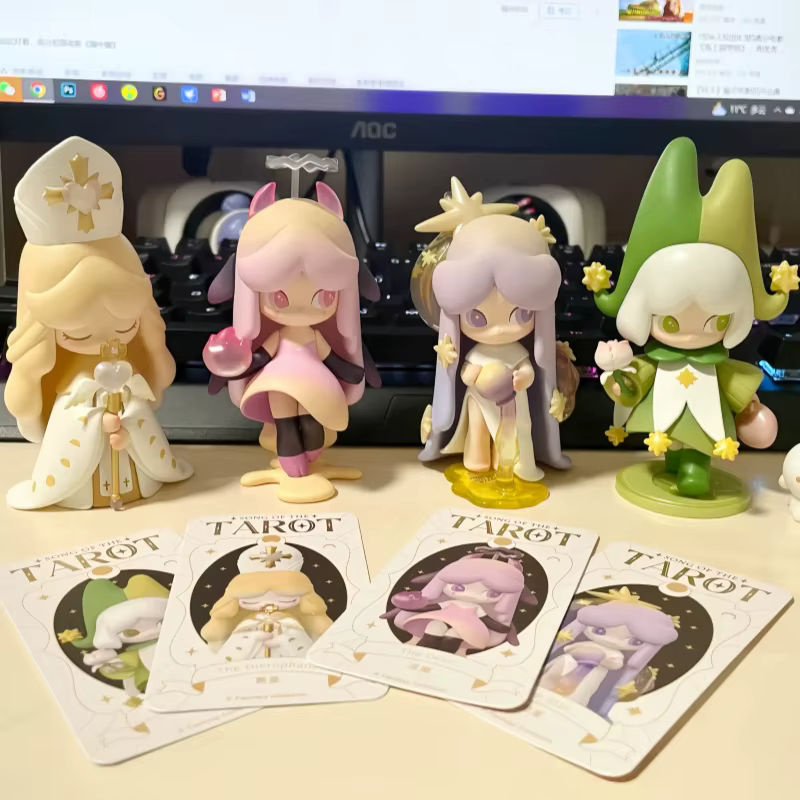 52toys Laplly Star Song Serie Blind Box Fate Konstellation Tarot Karte Ornament Puppe mehrfarbig - Bild 3