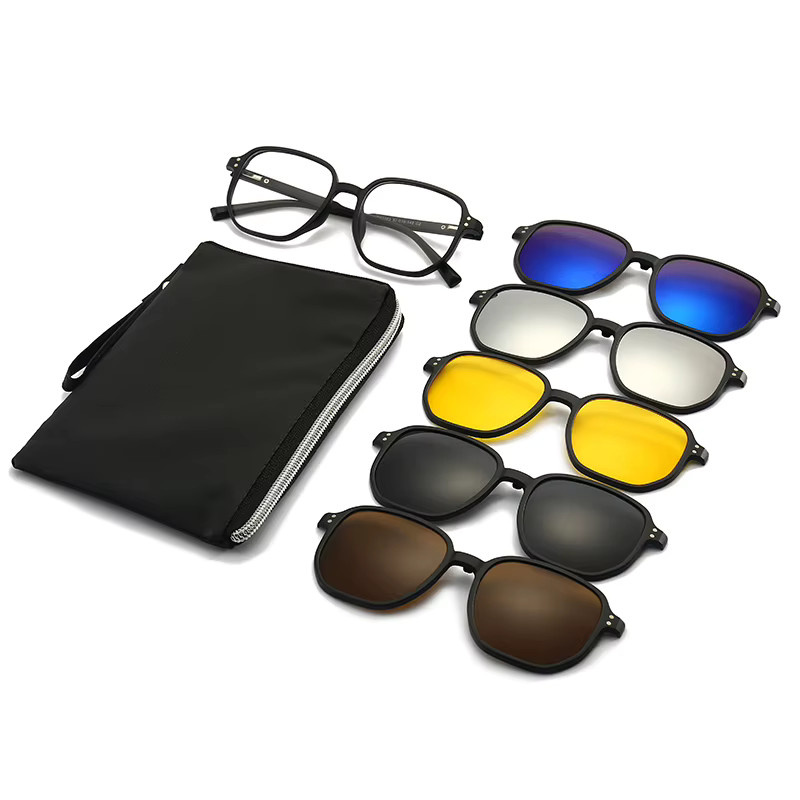 Sumory Sonnenbrille, Vollrand, TR90, Schwarz, Damen - Bild 2