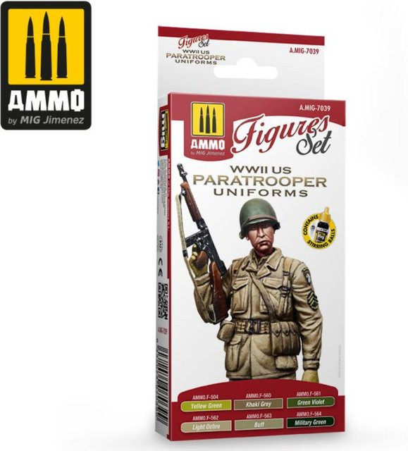AMMO by MIG Jimenez WWII US Paratroopers Figures Set - Bild 1