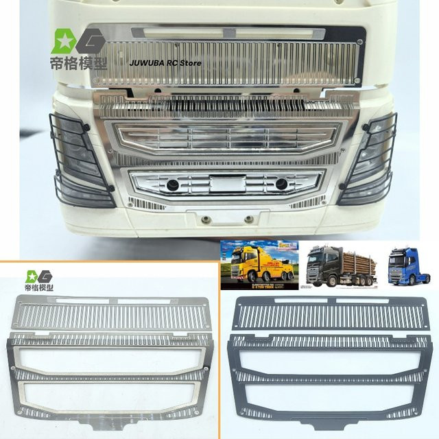 Tamiya Volvo FH16 Traktor, Zubehör, Metall, Holz, 1:14 - Bild 1