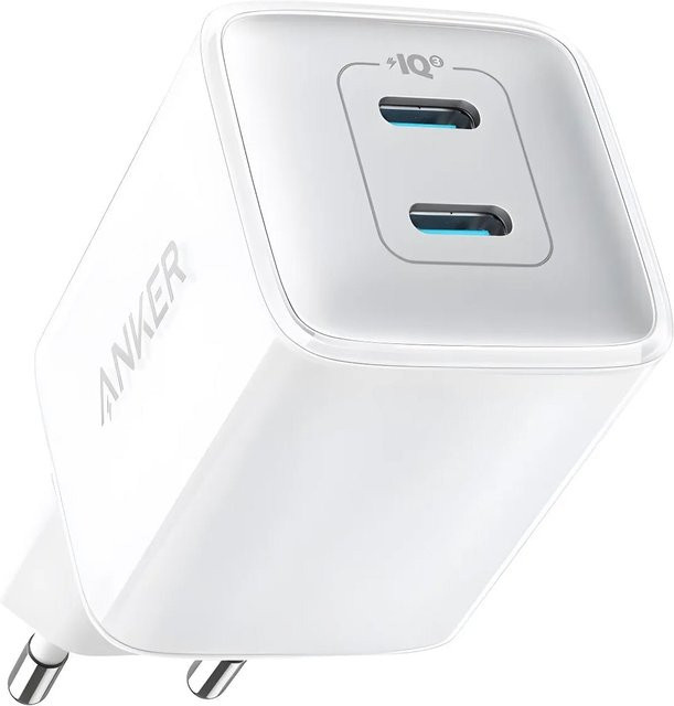 Anker 521 Nano Pro Netzwerk-Ladegerät 40W mit 2 x USB-C in Weiß - Bild 1