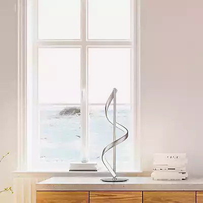 Paul Neuhaus Q-Swing LED Tischleuchte in Silber aus Metall - Bild 1