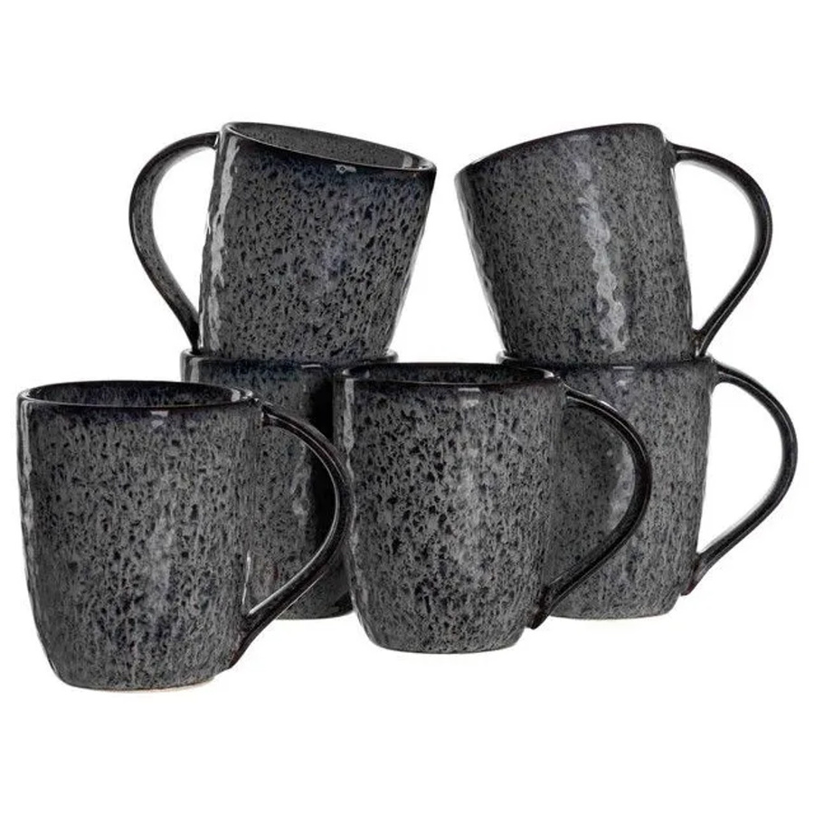 Leonardo Matera Kaffeebecher Anthrazit 6er Set 430 ml - Bild 2