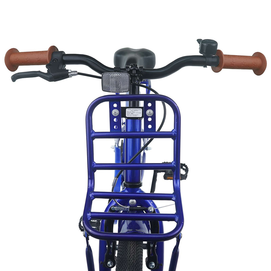 vidaXL Kinderfahrrad 18 Zoll Dunkelblau für 5-7 Jahre Alt - Bild 4