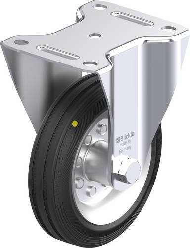 Blickle Bockrolle B-VE 150R-EL in Silber, Rad-Durchmesser: 150 mm, Tragfähigkeit: 135 kg - Bild 1