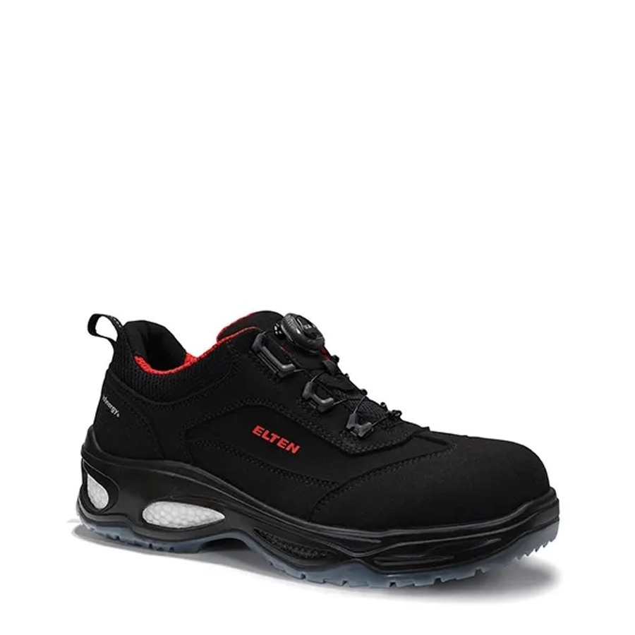 Elten Sicherheitshalbschuh Owen Boa Black Low ESD S2 in Schwarz, Größe 45 - Bild 2