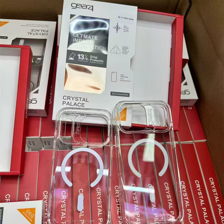 Gear4 Clear Armor Stoßfeste Magnetische Handyhülle für iPhone 17 Pro Max, 16, 15, 14, 13 Pro, Transparent, MagSafe Kompatibel - Bild 4