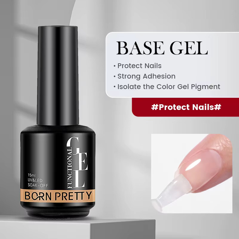 BORN PRETTY Basis-Gel und Matt-Top-Coat, 15 ml - Bild 2