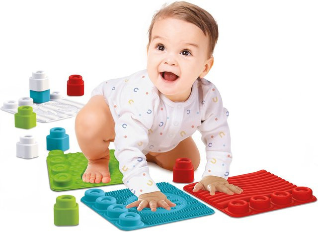 Clementoni Clemmy Sensorische Spielmatten ab 6 Monaten mehrfarbig - Bild 1