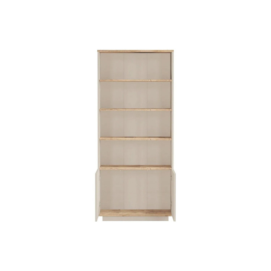 Bücherregal Lotula von Vente-unique in Beige Naturfarben Hell, H x B x T: 168,3 x 75,5 x 26,8 cm - Bild 2