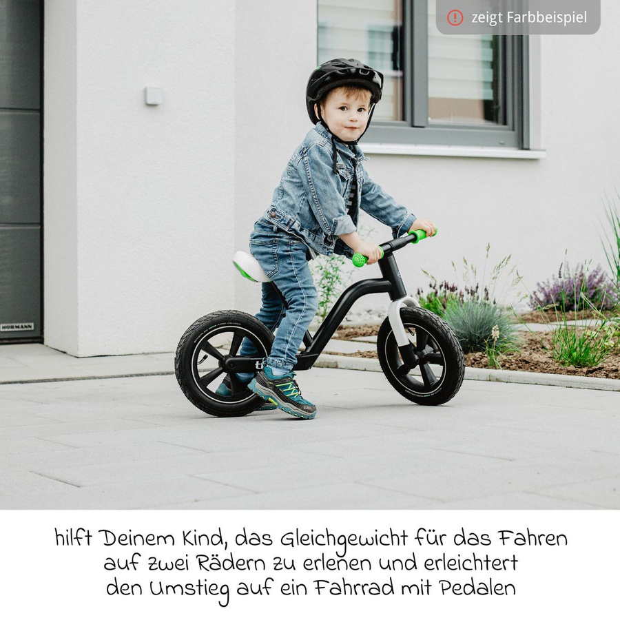 TFK Laufrad Balance Bike mit Luftreifen und verstellbarem Sattel in Orange - Bild 2