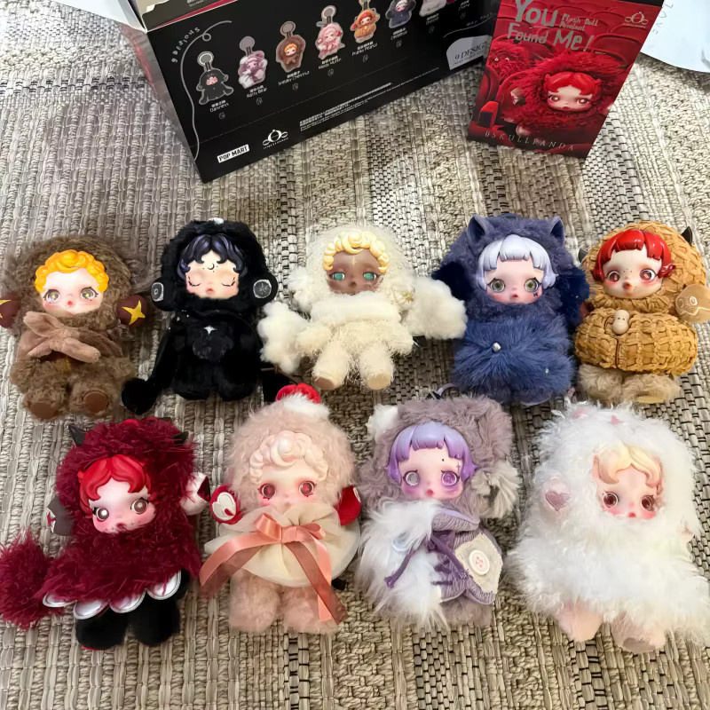 Pop Mart Skullpanda You Found Me, Plüschpuppe Anhänger, Blind Box - Bild 2
