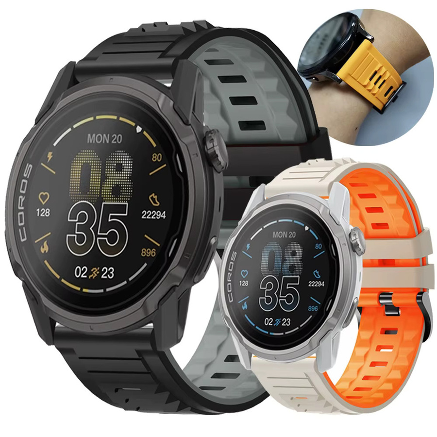 Uhrenarmband Silikon, 22 mm, Unisex - Bild 4