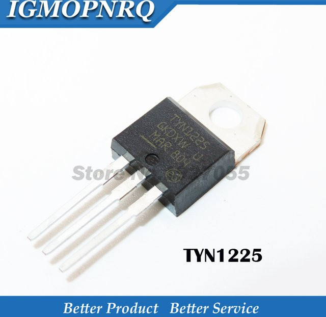 10er Set TYN1225 Triac Thyristor in Schwarz - Bild 1