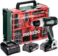 Metabo Akku-Schlagbohrschrauber SB 18 L Set 614053710 mit 60 Nm, 18V, bürstenlos, inkl. 2 Akkus und Kunststoffkoffer, grün/schwarz - Bild 1