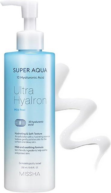 MISSHA Super Aqua Ultra Hyalon Mildes Peeling, 250 ml, Hyaluronsäure - Bild 1