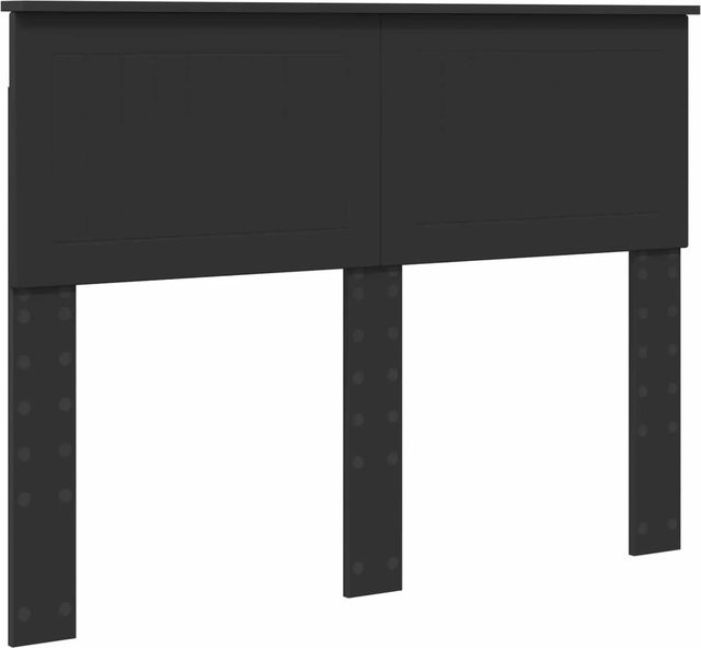 vidaXL Kopfteil in Schwarz und Eichen-Optik aus Holzwerkstoff mit einer Breite von 120 cm - Bild 1
