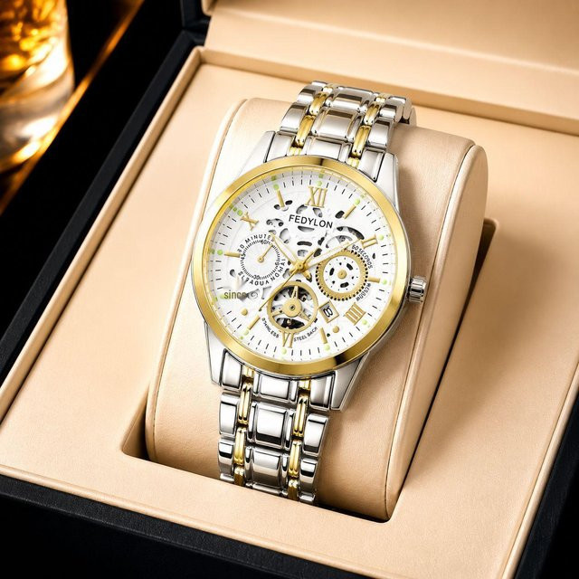 UrbanEdge Armbanduhr Quarz, Edelstahl, Weiß, Herren - Bild 1