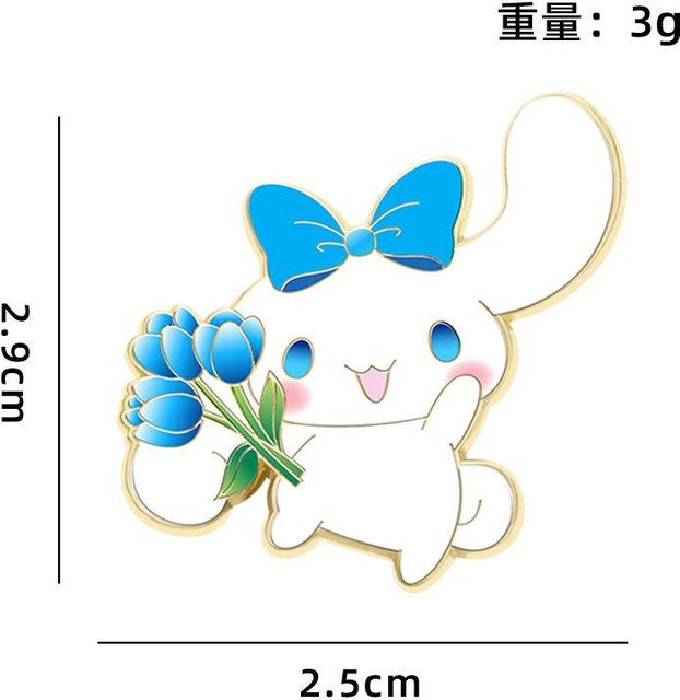 Anstecknadel Cinnamoroll, Hello Kitty, Sanrio - Bild 1