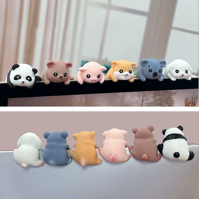 sourlattice Animal Decoration Resin Panda Koala Pig Bear Modell - Bild 1