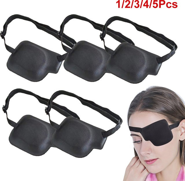 YOVIP Augenklappe, Schwarz, 3D Schaum, Unisex - Bild 1