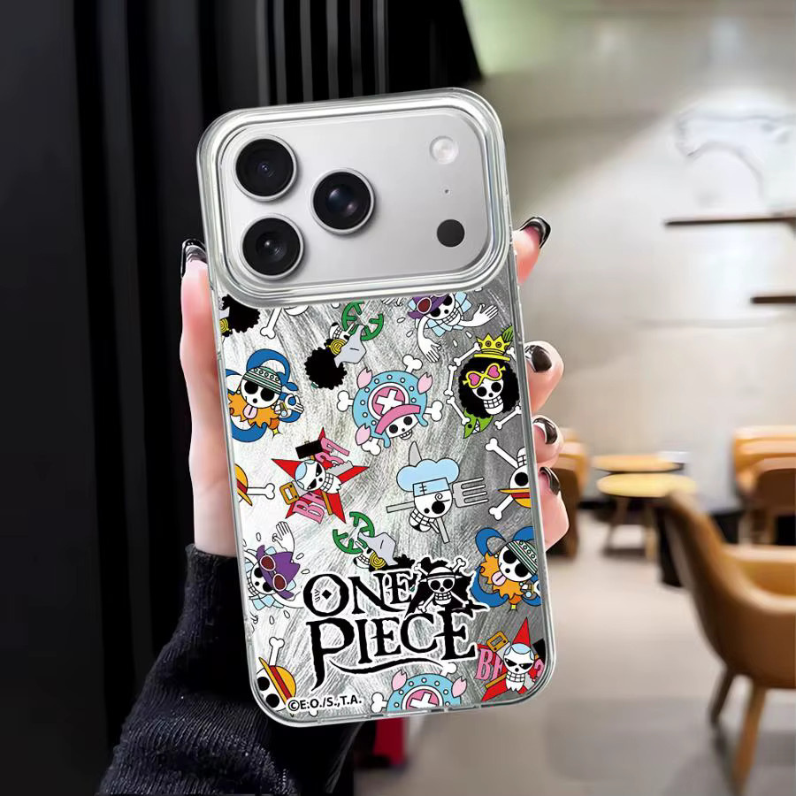 ONE PIECE Softcover Handyhülle mit Cool Logo für iPhone 11 12 13 14 15 16 Pro Max und weitere Modelle, Multicolor - Bild 5