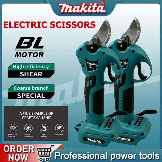Makita 18V Akku-Astschere professionelle kabellose elektrische Gartenschere in Turquoise - Bild 1
