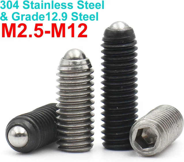 Zimir Stellschrauben mit Innensechskant aus Edelstahl, Klasse 12.9, M2 bis M12 - Bild 1