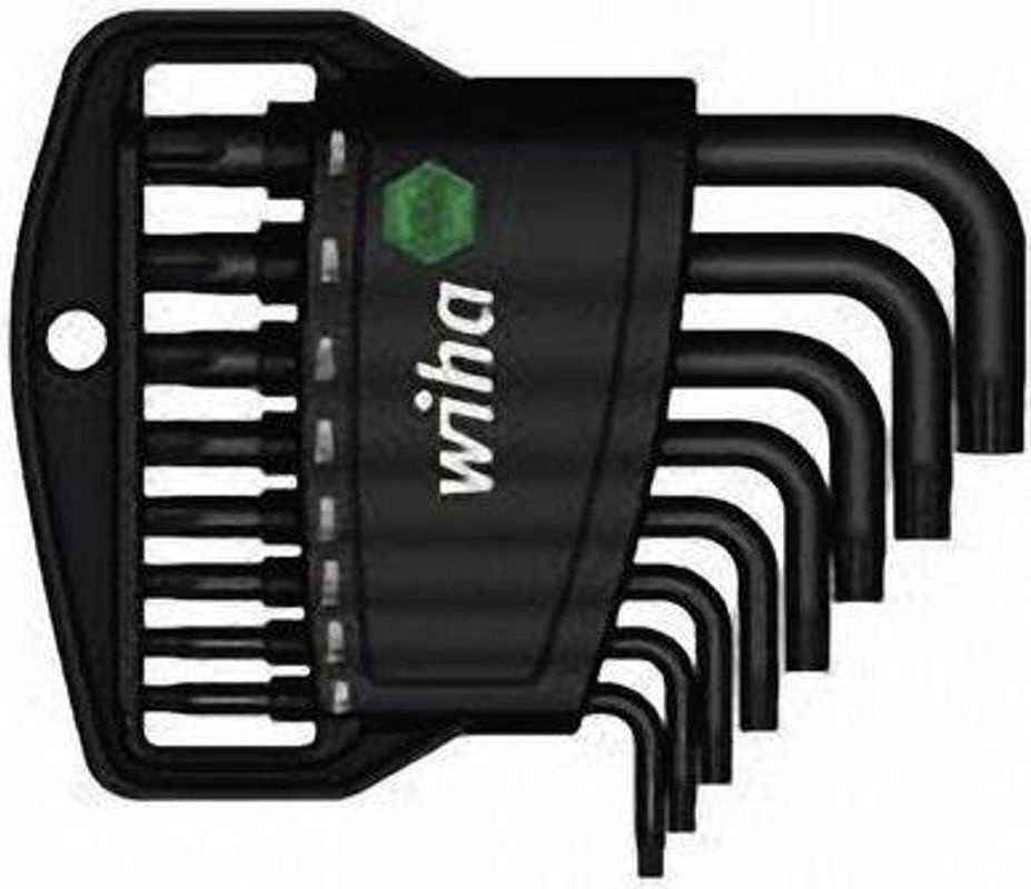 Wiha L-Torx-Schlüssel Set Tamper Resistant mit Bohrung, 8-teilig, Schwarz, Chrom-Vanadium-Stahl - Bild 2