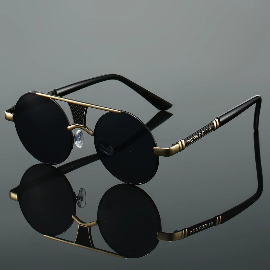 KAMMPT Sonnenbrille, Rund, Vollrand, Unisex - Bild 2