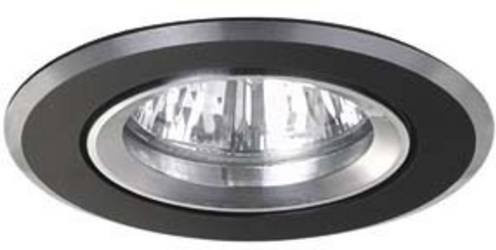 Brumberg Einbauleuchte GU10 Schwarz aus Aluminium mit verstellbarem Glas und transparentem Einsatz - Bild 1