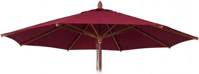 MCW Ersatz-Bezug für Gastronomie Holz-Sonnenschirm C57b, rund, Durchmesser: 300 cm, Polyester, Bordeaux - Bild 2