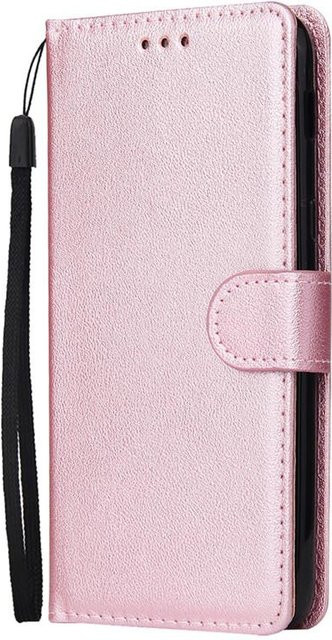 Huawei Y6s Leder-Flipcase Brieftasche in Rosa für Modelle JAT-LX3, JAT-L29 und JAT-L41 - Bild 1