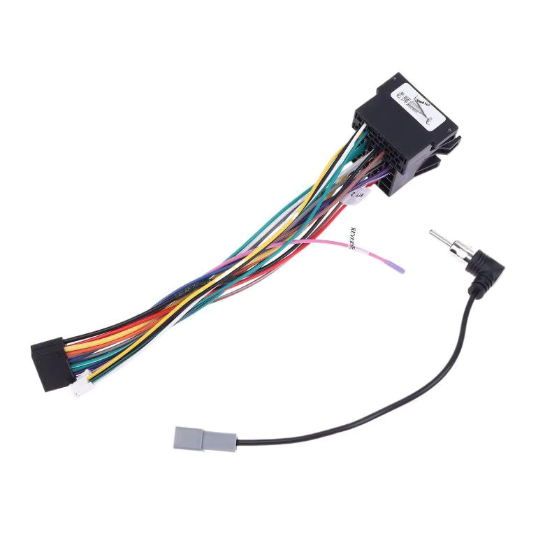 Auto Radio Kabelbaum HYC19 Power Kabel Stecker für Hyundai Elantra Accent Azera I10 I20 I30 Ix55 Tucson Carens Picanto in Multicolour - Bild 1