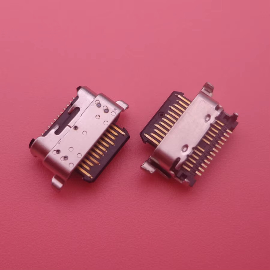 20er Set USB-C Ladeport Stecker Buchse für Samsung Galaxy A11 A115F A02S A025F A01 Core A013F in Silber - Bild 2