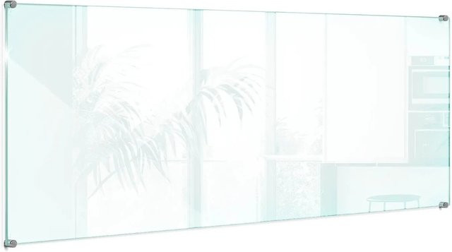 Tulup Küchenrückwand aus Glas in Transparent, B: 125 cm, H: 50 cm - Bild 1