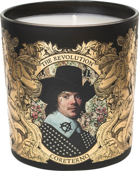 Coreterno The Revolution Duftkerze in Gold und Schwarz mit würzigem und holzigem Aroma - Bild 1