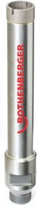 Rothenberger High Speed Plus Diamant-Bohrkrone für Naturstein, Farbe: Silber, Durchmesser: 24 mm, Anschluss: G1/2" - Bild 1