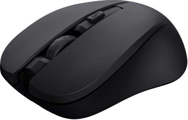 Mydo Wireless Funkmaus mit USB-A Anschluss, leise, Schwarz - Bild 1