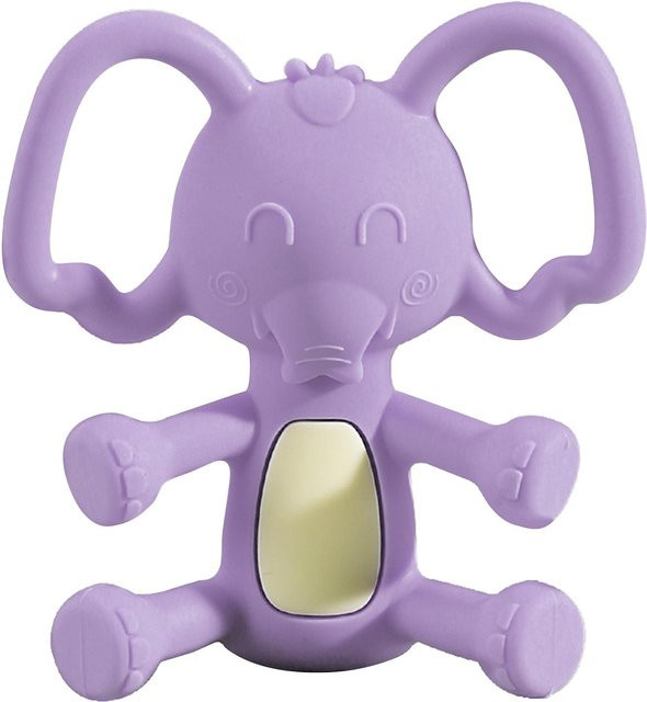 TOMTOP JMS Baby-Beißring Elefant Silikon violett - Bild 1